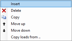 Context menu